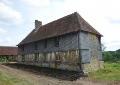 Chantier terre-chanvre projeté