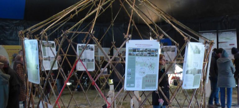 Exposition sur les retours d’expérience en éco-construction de particuliers lors de l’éco-habitat en fête