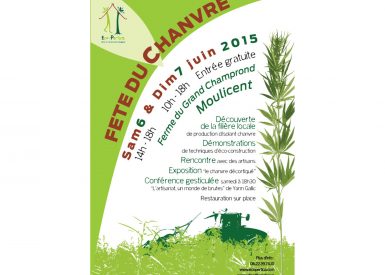 Affiche de la fête du chanvre